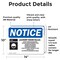 Signmission Laundry Room Rules Do Not Overload Sign With Symbol, 14 in W x Rectangle, Vinyl Decal OS-2PACK-NS-D-1014-L-13981 - alternate 2